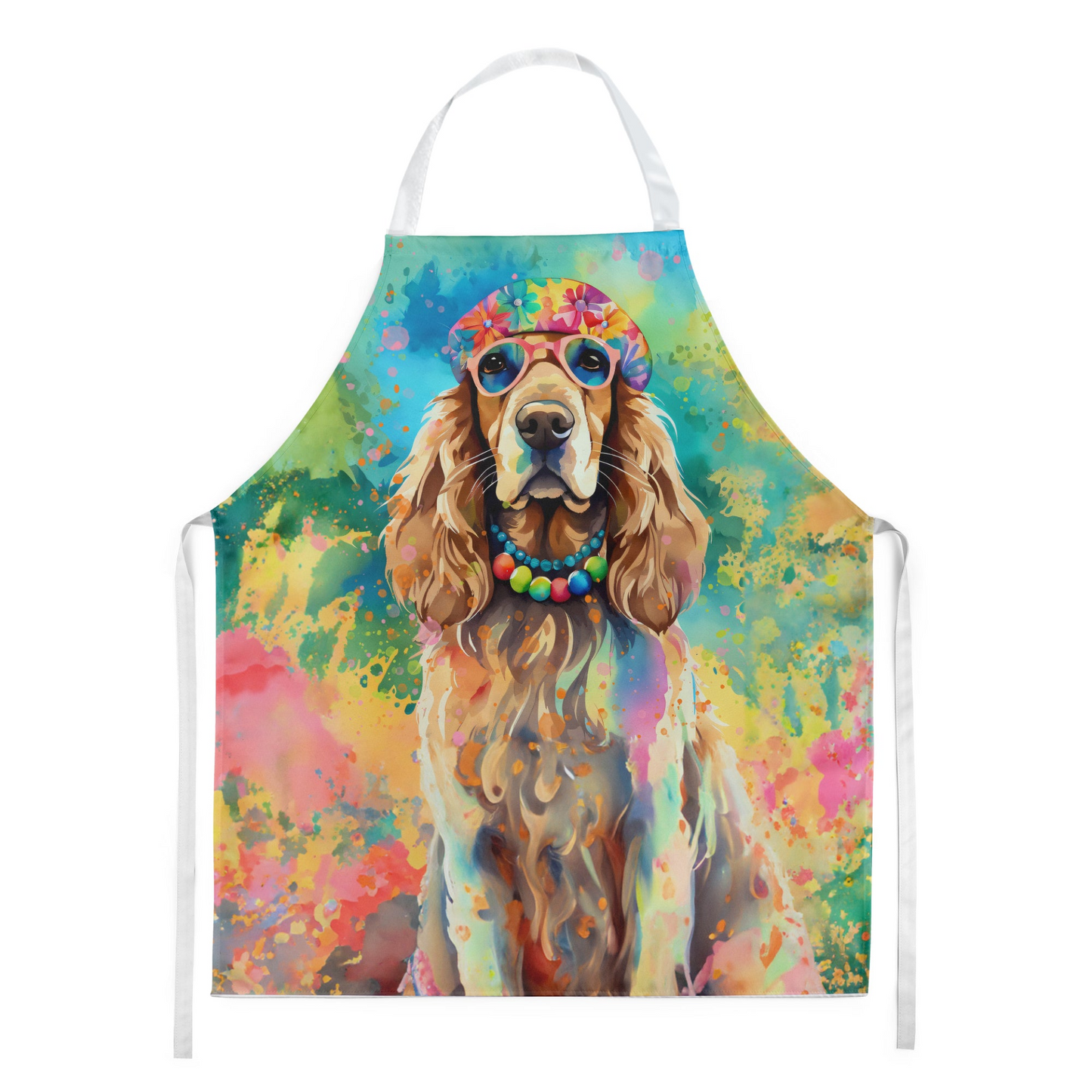 Cocker Spaniel Hippie Dawg Apron