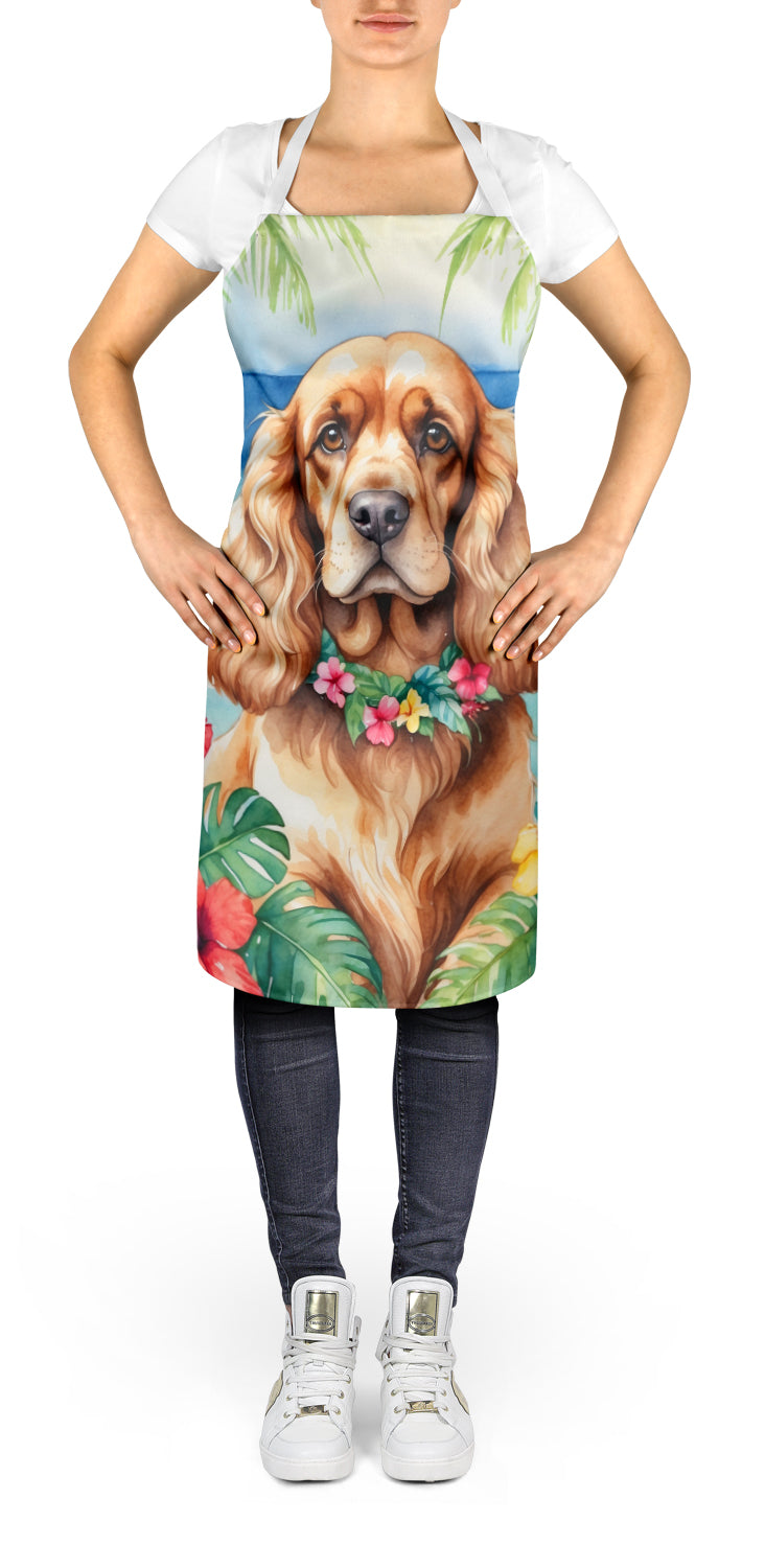 Cocker Spaniel Luau Apron