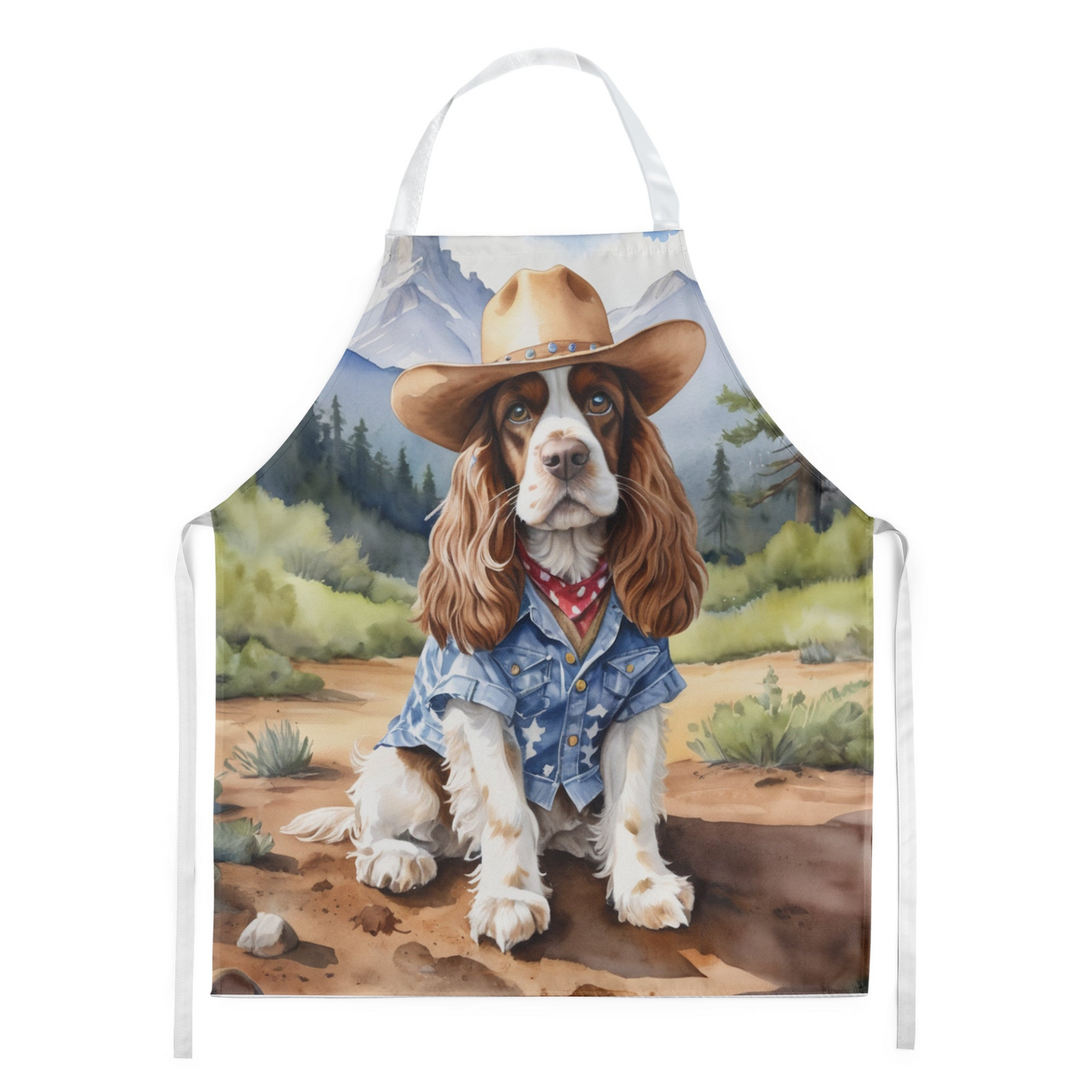 Cocker Spaniel Cowboy Welcome Apron