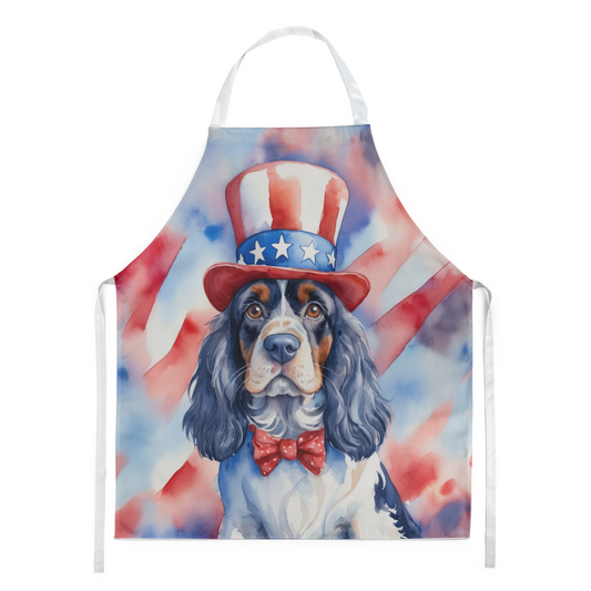 Cocker Spaniel Patriotic American Apron