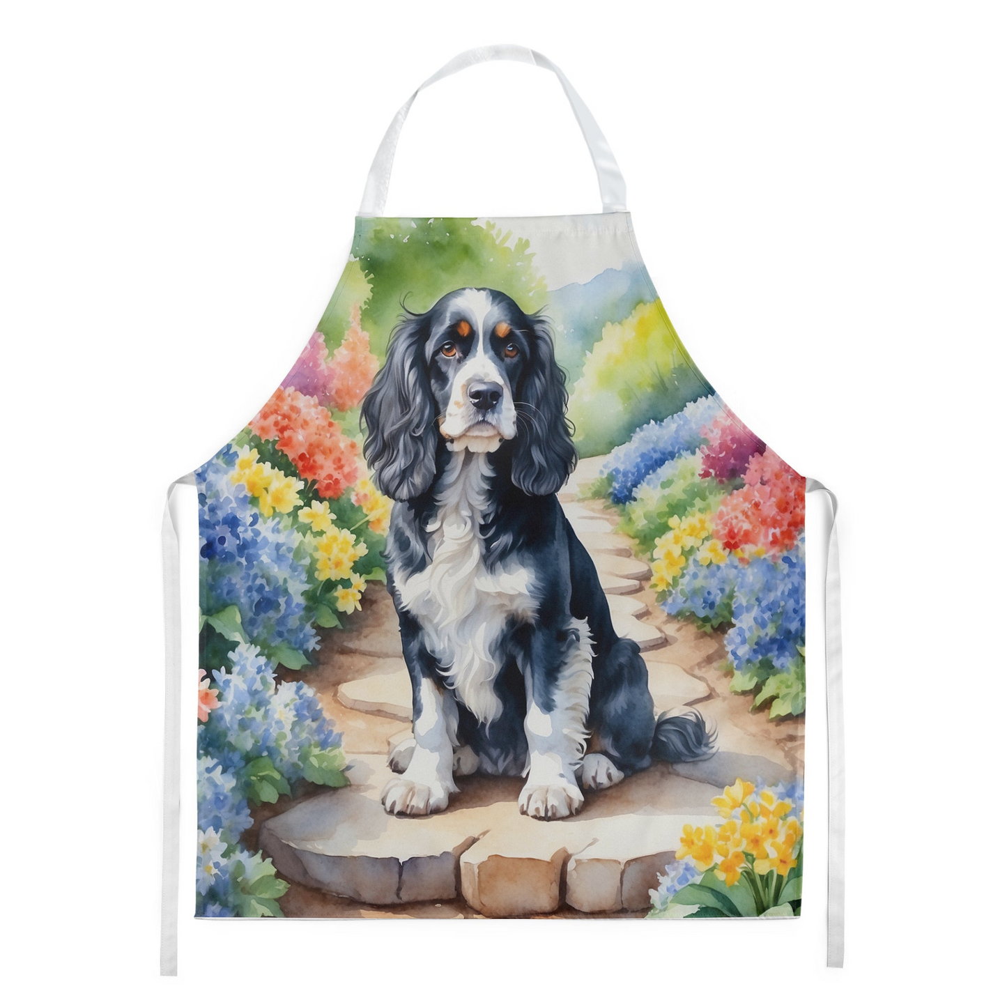 Cocker Spaniel Spring Path Apron