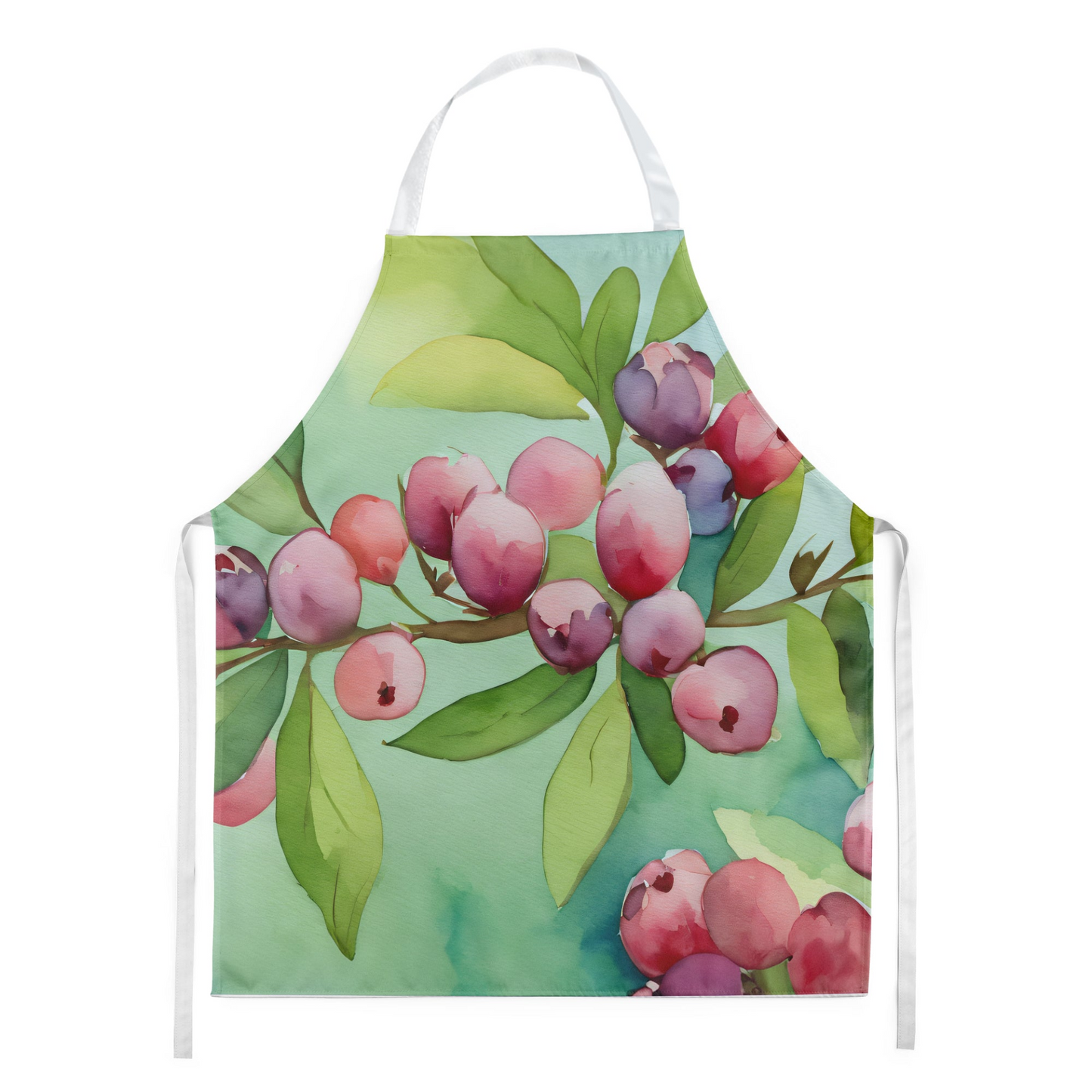 Connecticut Mountain Laurels in Watercolor Apron