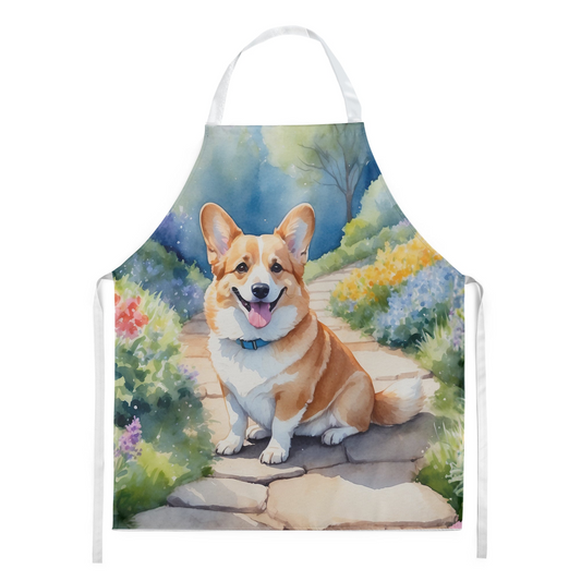 Corgi Spring Path Apron