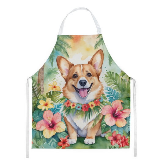 Corgi Luau Apron