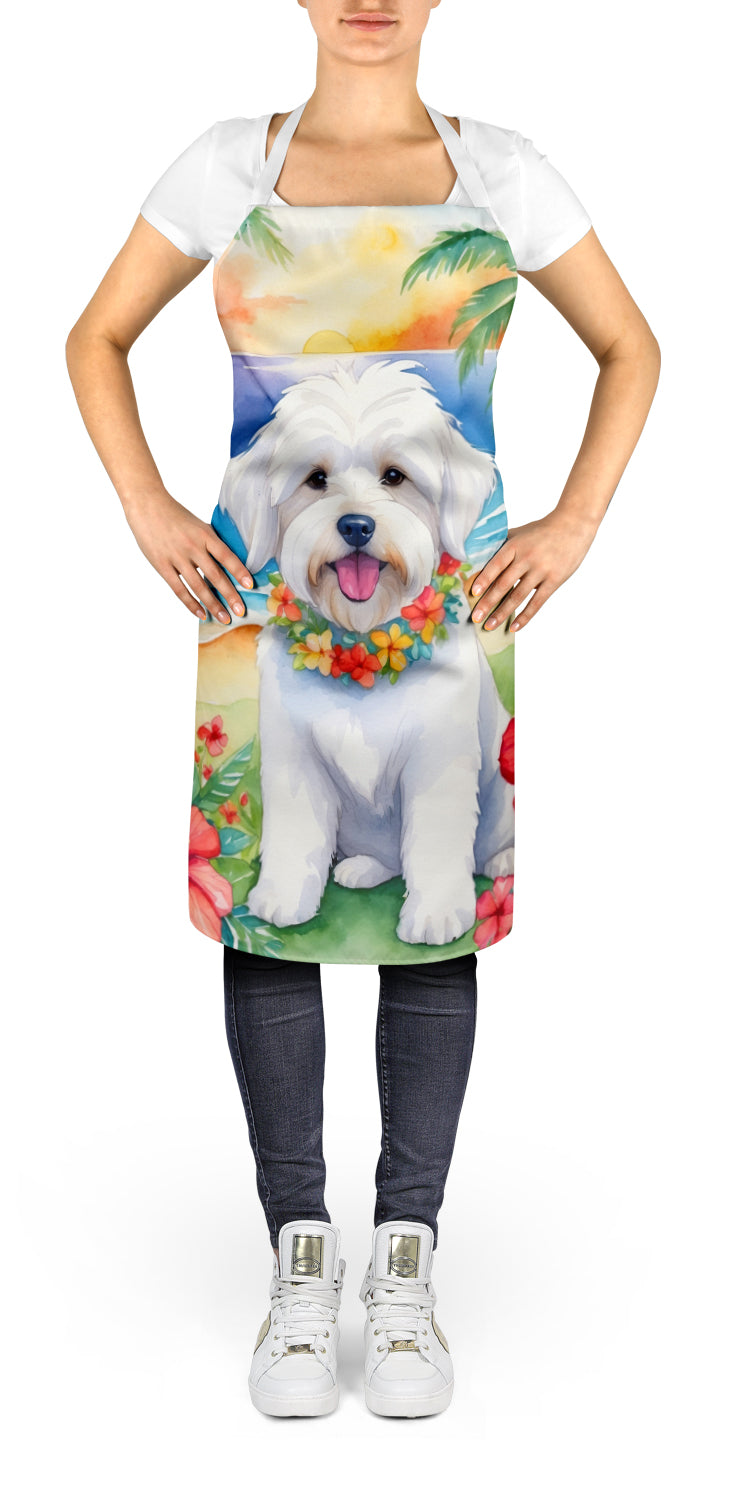 Coton de Tulear Luau Apron