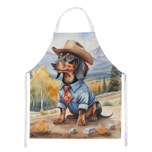 Dachshund Cowboy Welcome Apron