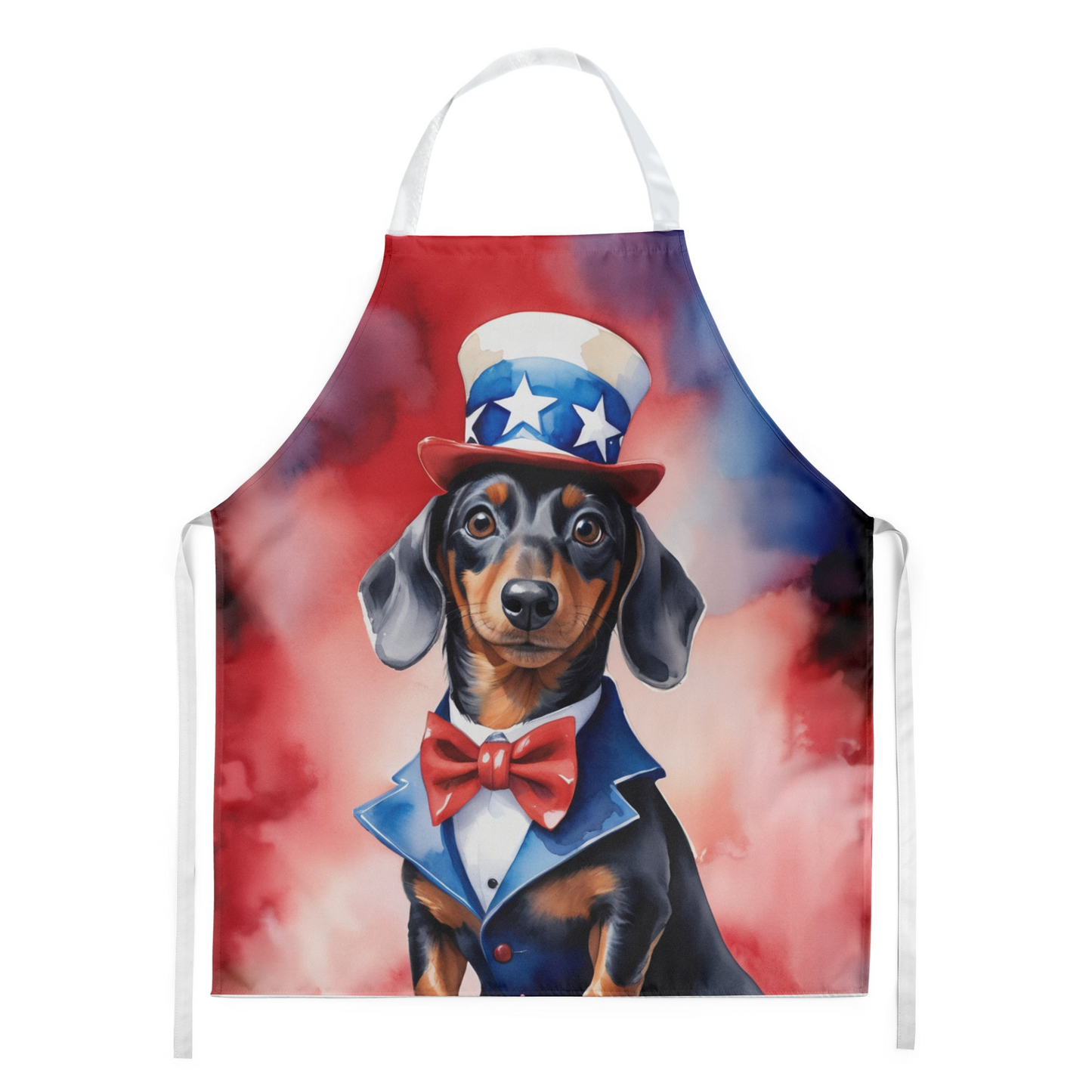 Dachshund Patriotic American Apron