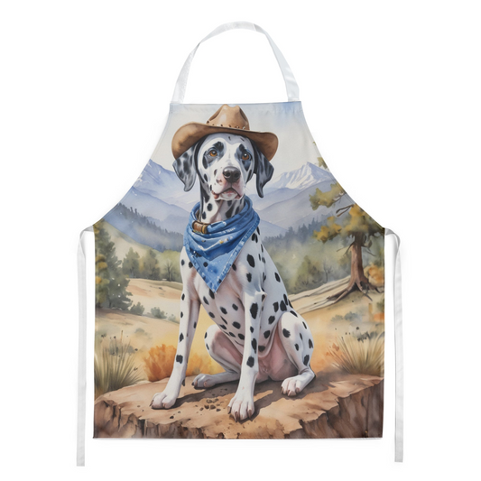 Dalmatian Cowboy Welcome Apron