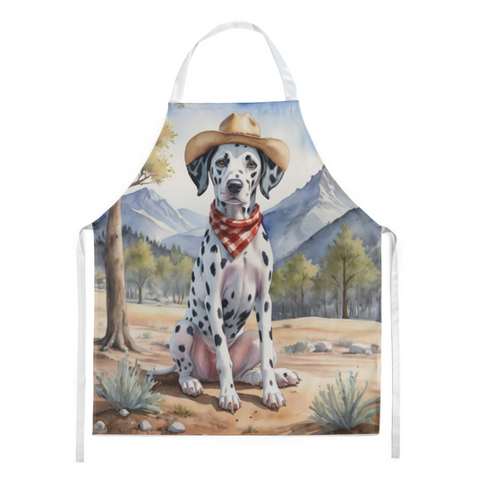 Dalmatian Cowboy Welcome Apron