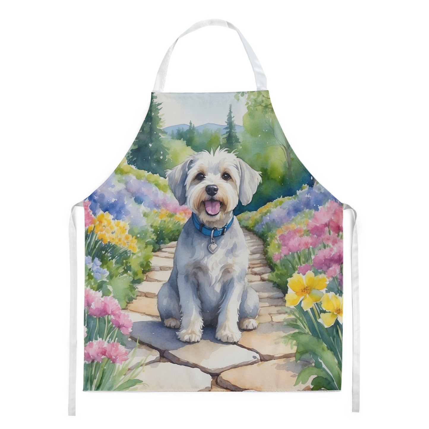 Dandie Dinmont Terrier Spring Path Apron