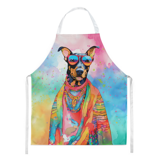 Doberman Pinscher Hippie Dawg Apron