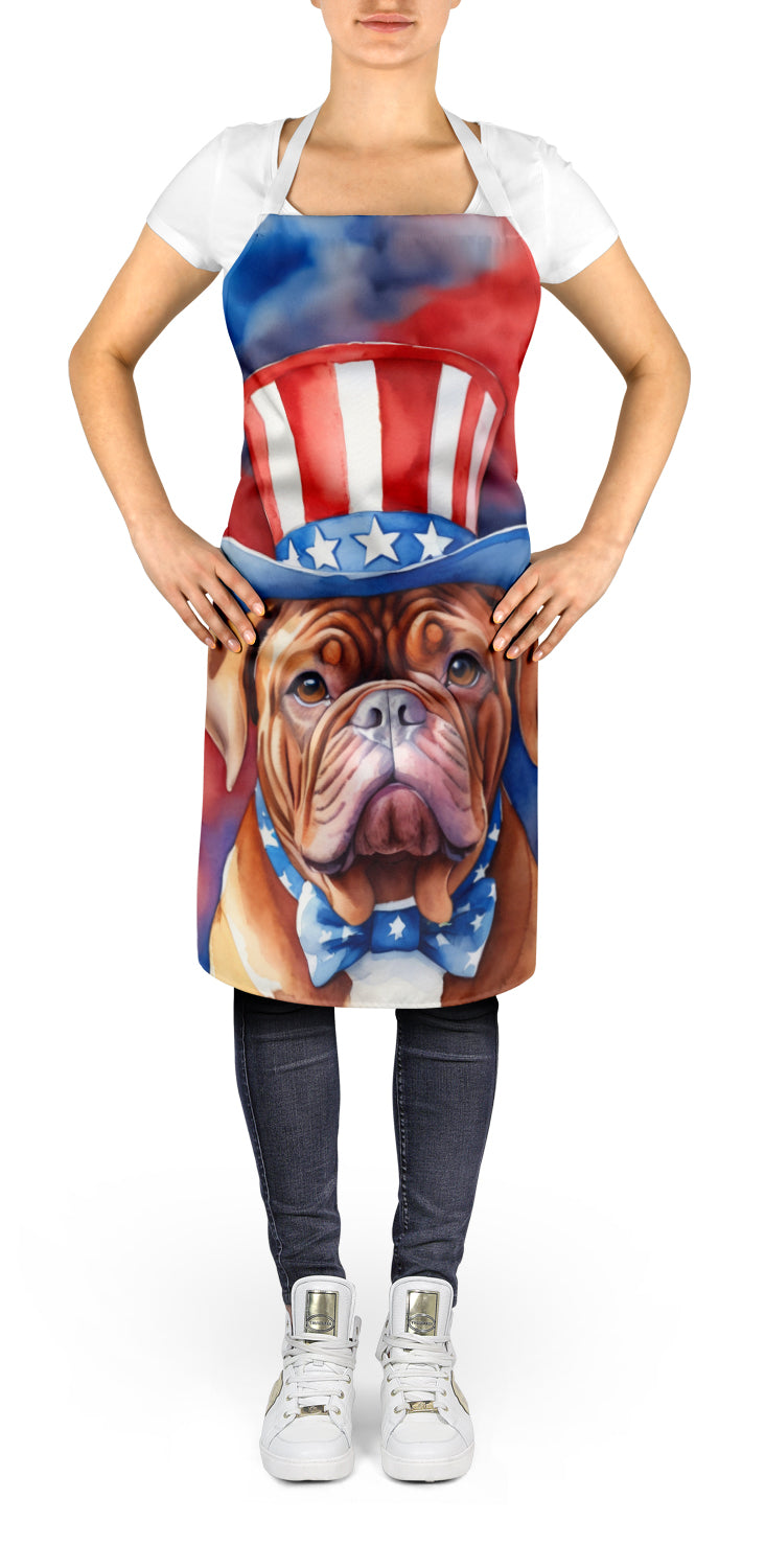 Dogue de Bordeaux Patriotic American Apron