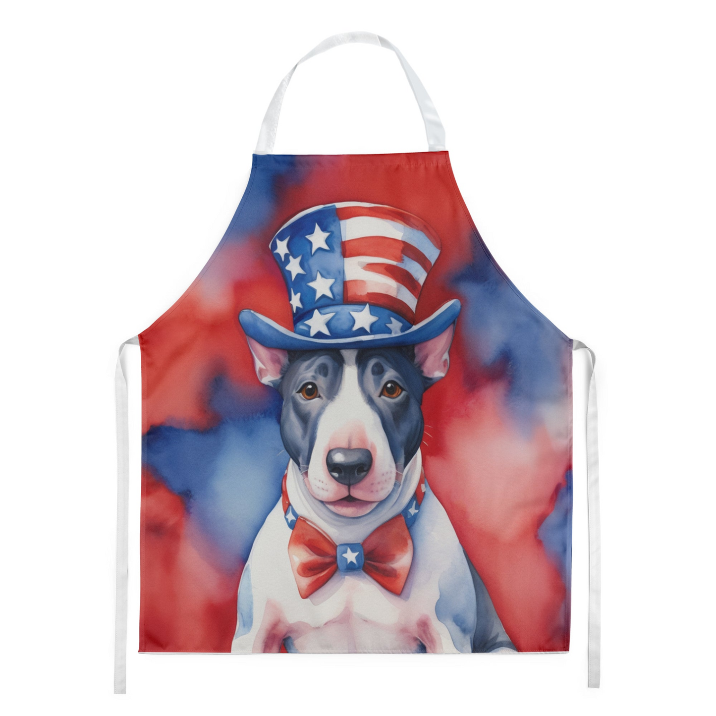 English Bull Terrier Patriotic American Apron