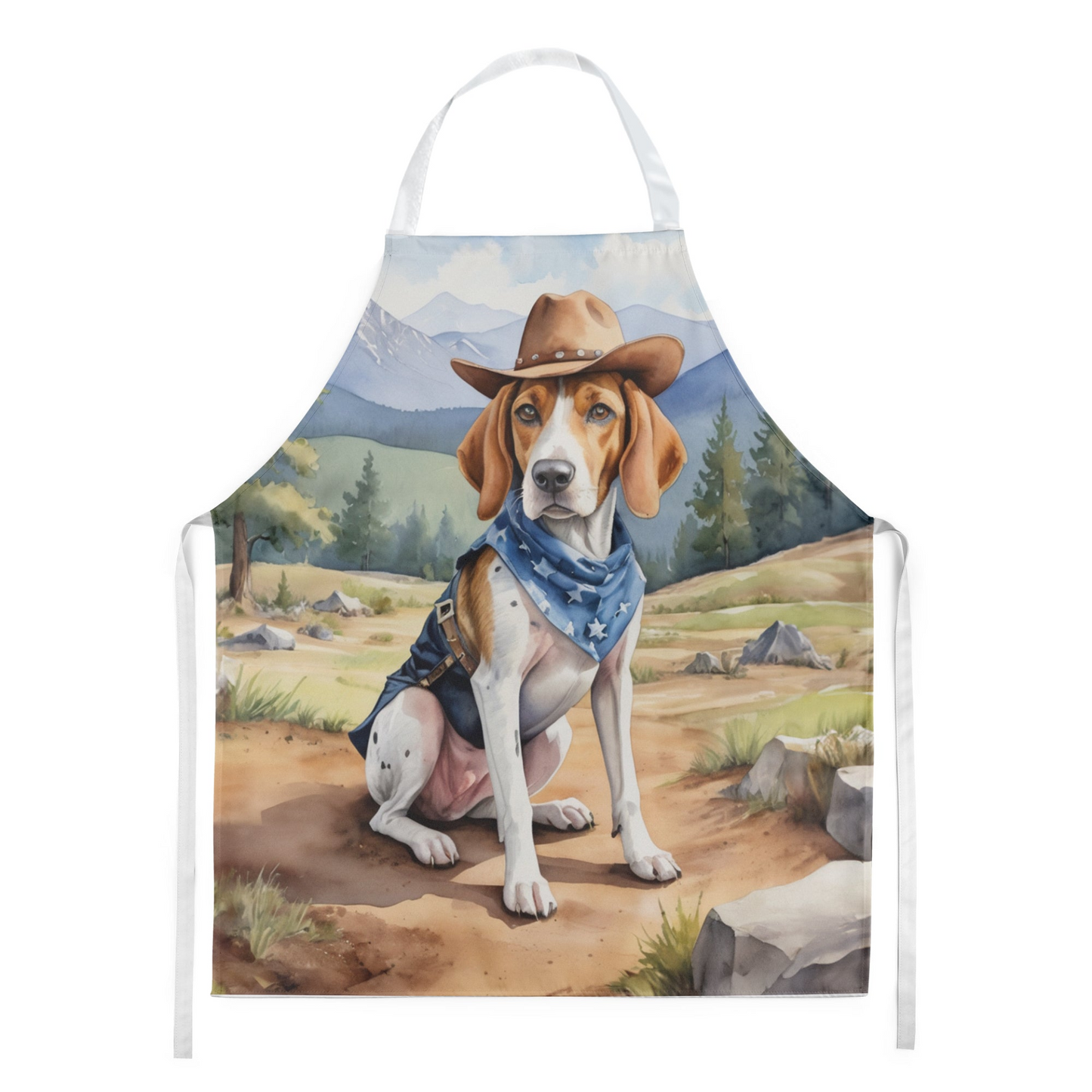 English Foxhound Cowboy Welcome Apron