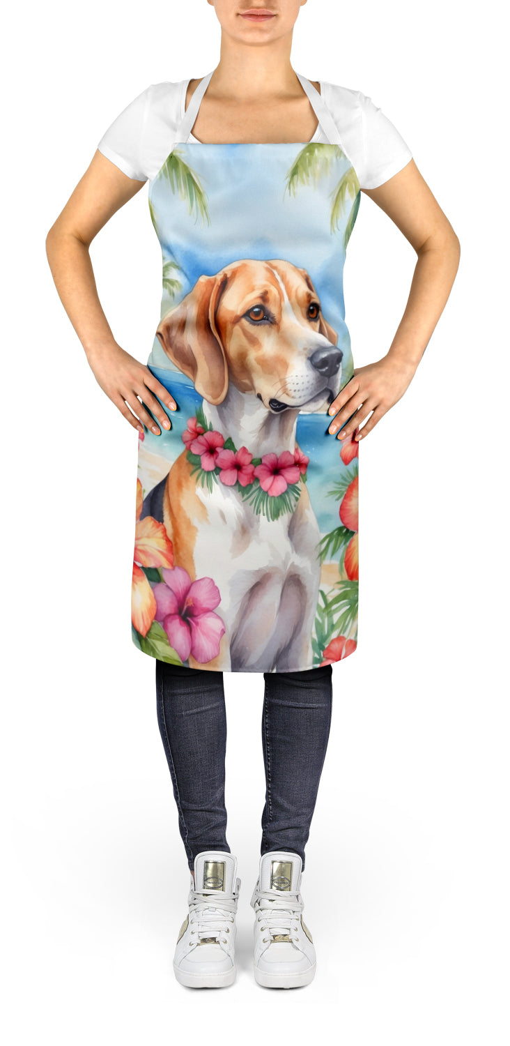 English Foxhound Luau Apron