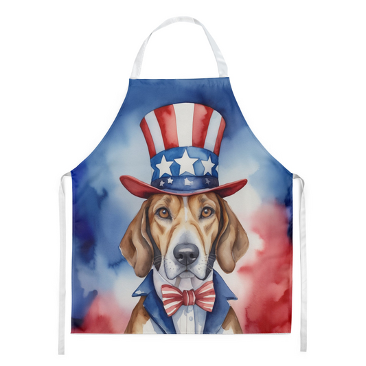 English Foxhound Patriotic American Apron