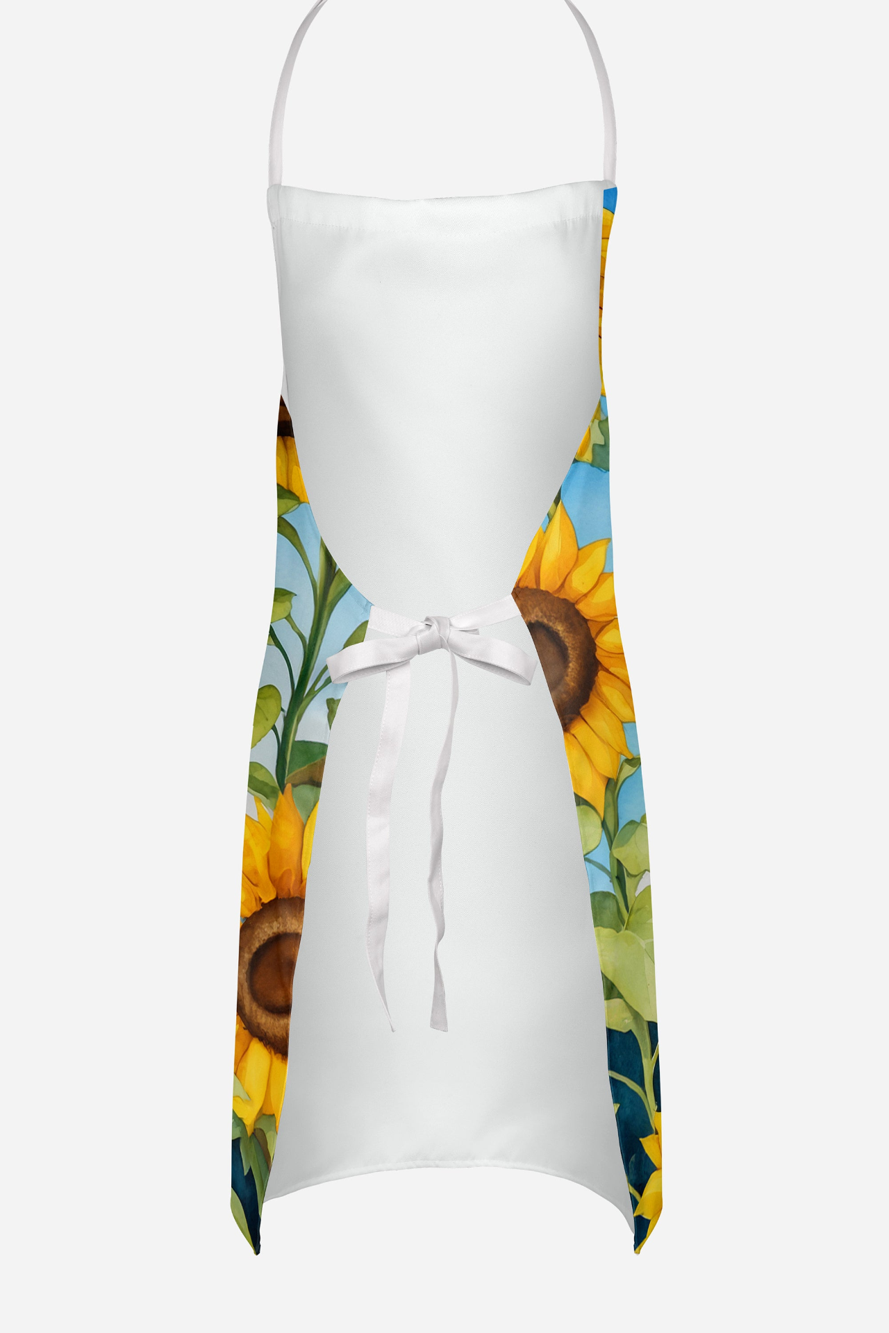 English Springer Spaniel in Sunflowers Apron