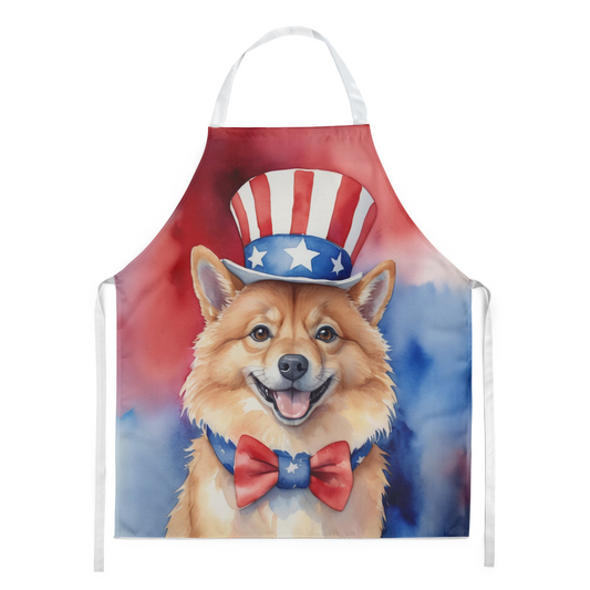 Finnish Spitz Patriotic American Apron