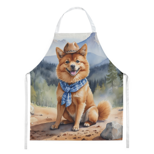 Finnish Spitz Cowboy Welcome Apron