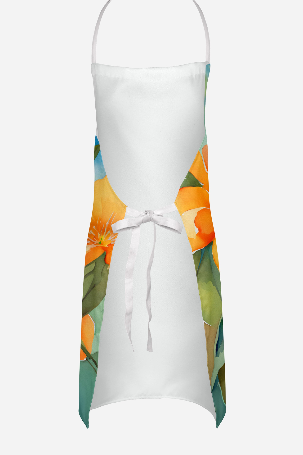 Florida Orange Blossom in Watercolor Apron