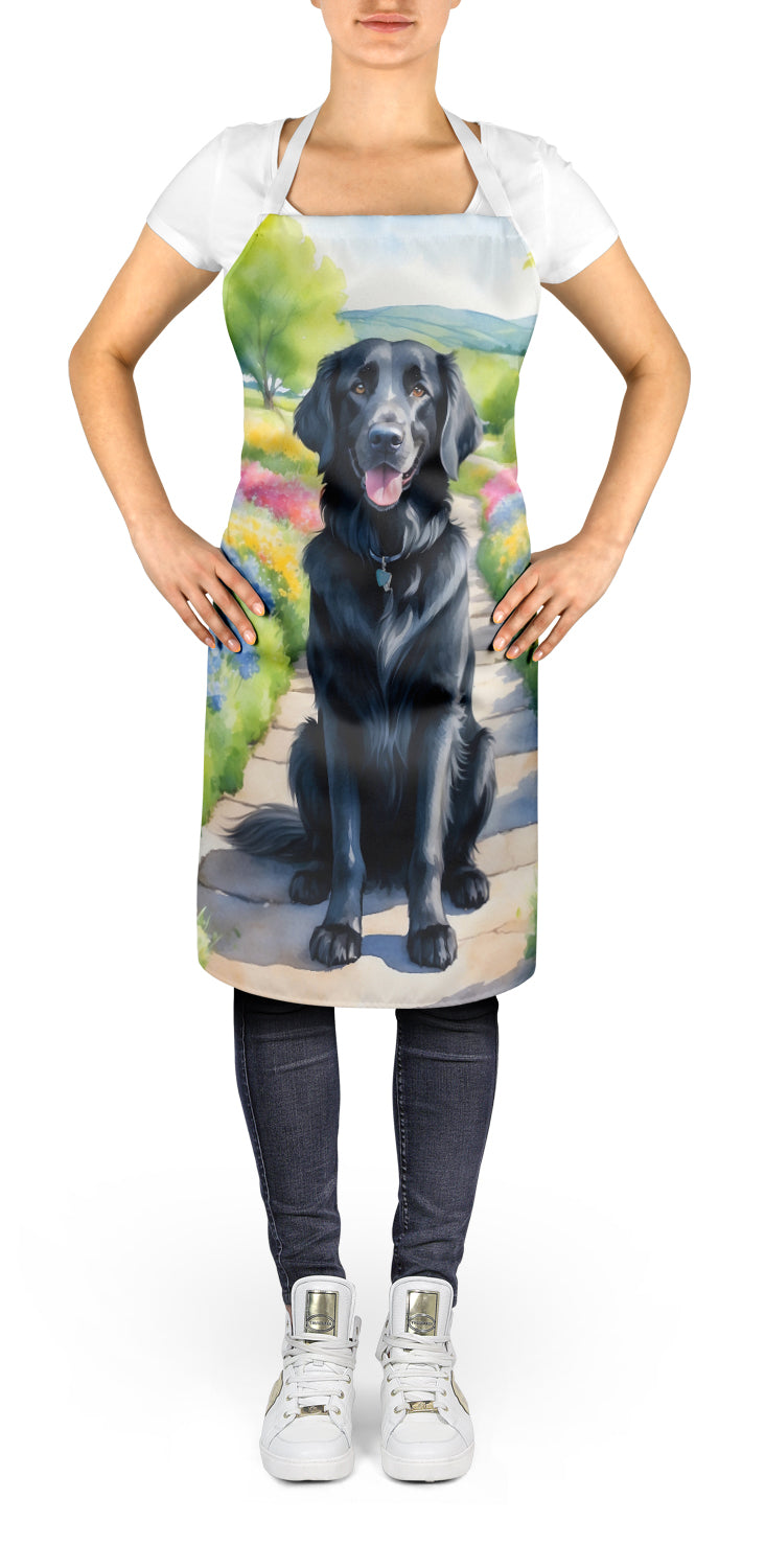 Flat-Coated Retriever Spring Path Apron