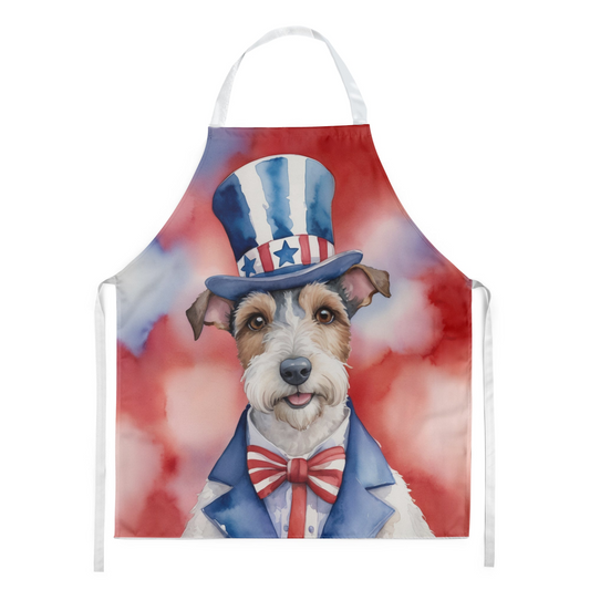 Fox Terrier Patriotic American Apron