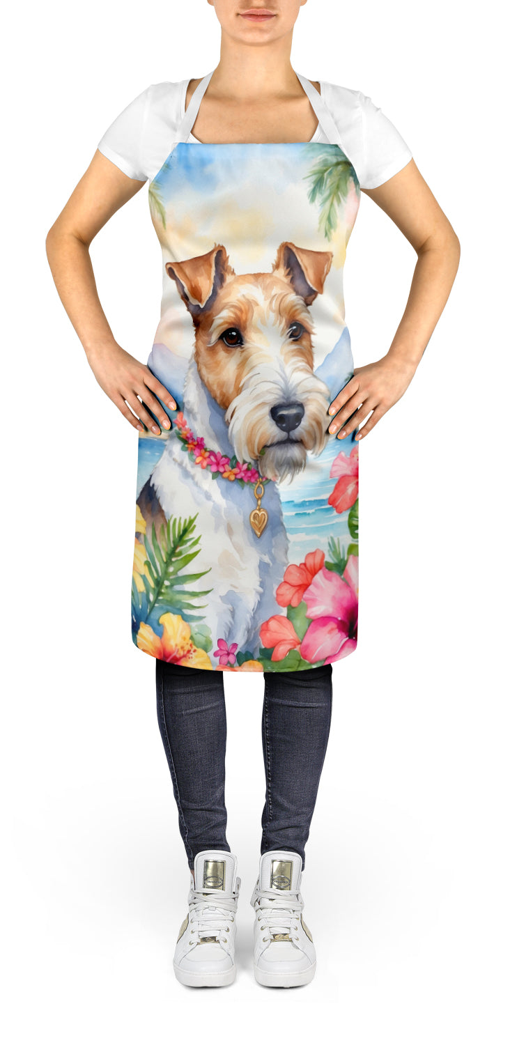 Fox Terrier Luau Apron