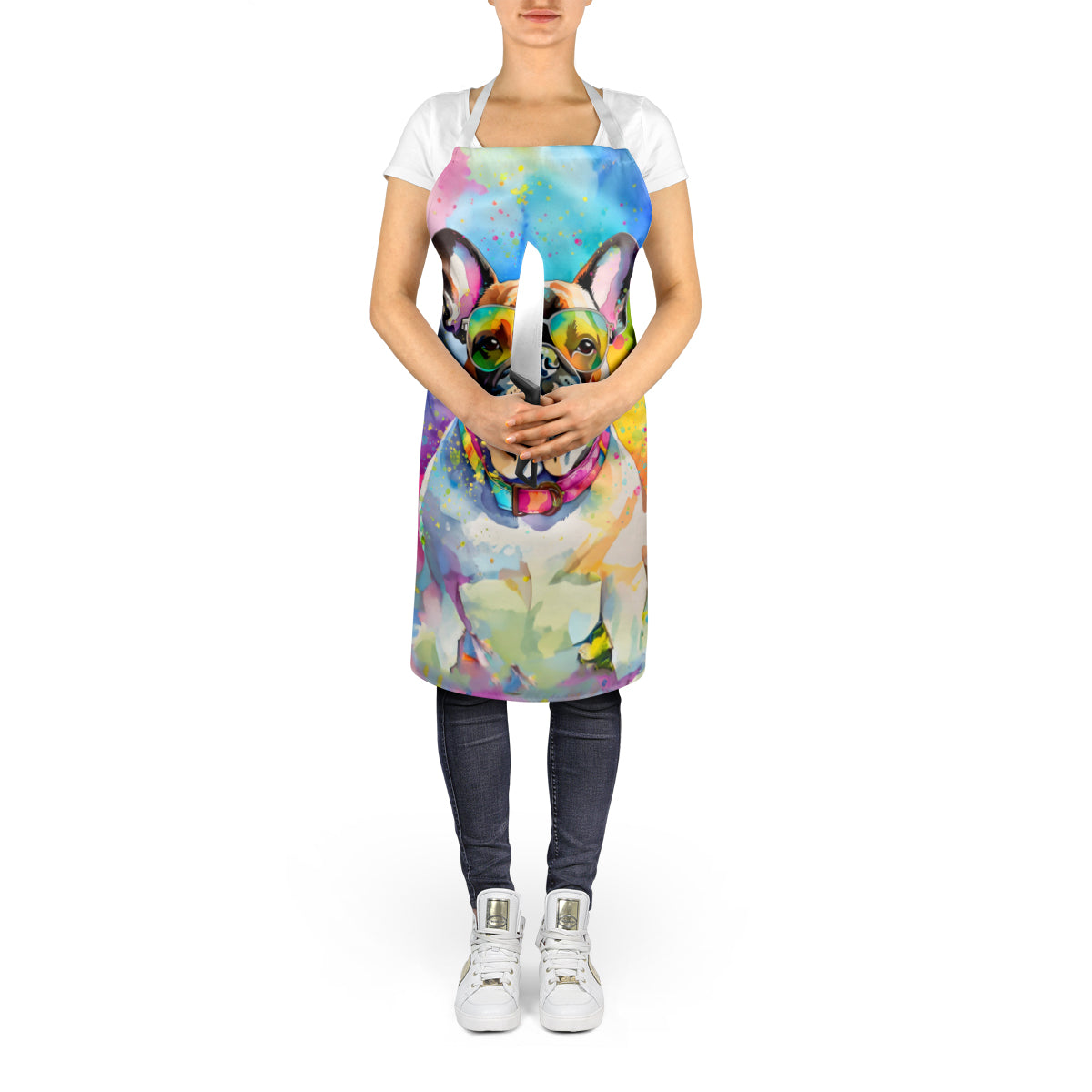 French Bulldog Hippie Dawg Apron