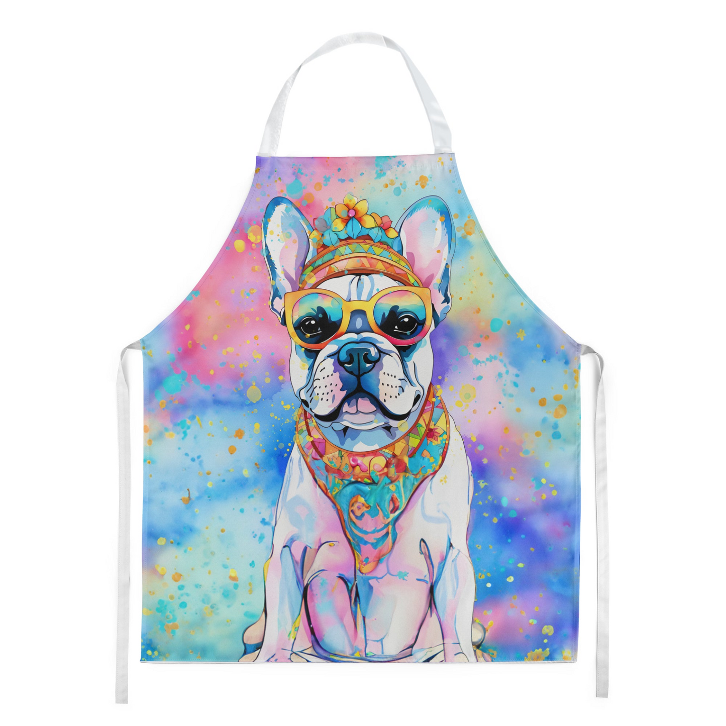 French Bulldog Hippie Dawg Apron