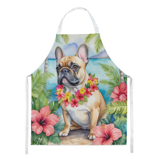 French Bulldog Luau Apron