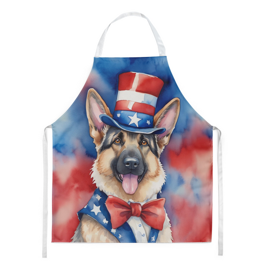 German Shepherd Patriotic American Apron