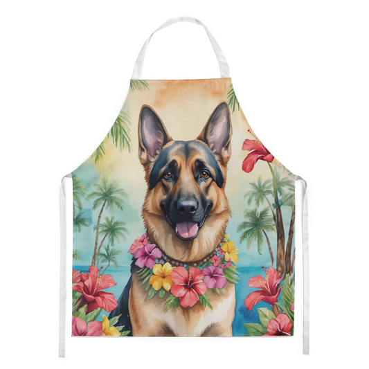 German Shepherd Luau Apron