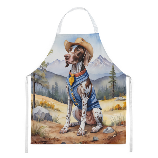 German Shorthaired Pointer Cowboy Welcome Apron