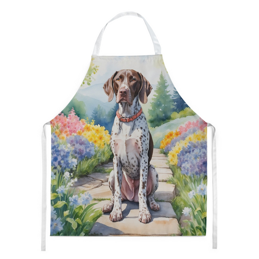 German Shorthaired Pointer Spring Path Apron