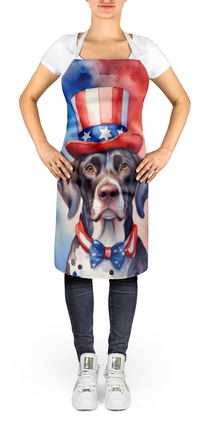 German Shorthaired Pointer Patriotic American Apron