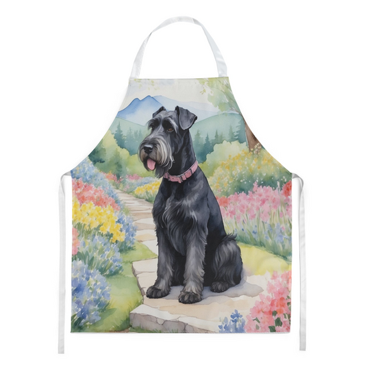 Giant Schnauzer Spring Path Apron