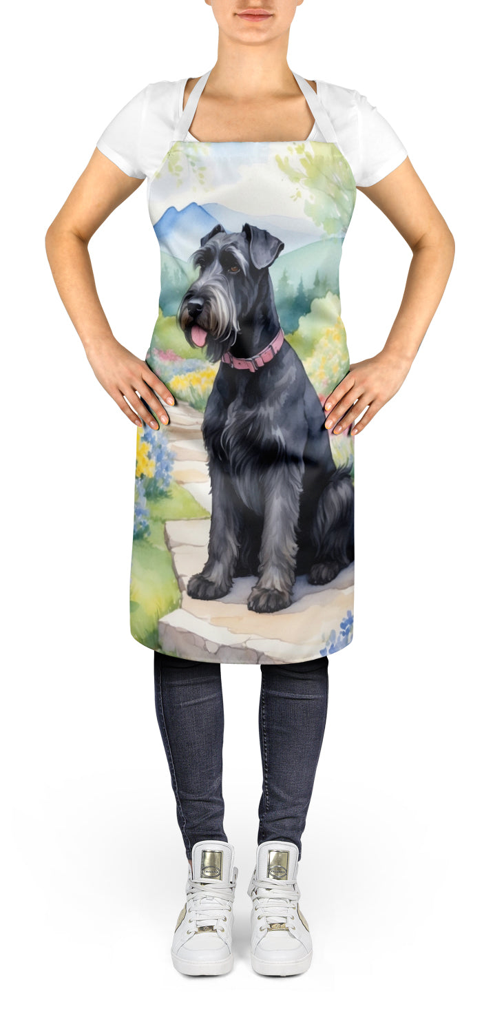 Giant Schnauzer Spring Path Apron