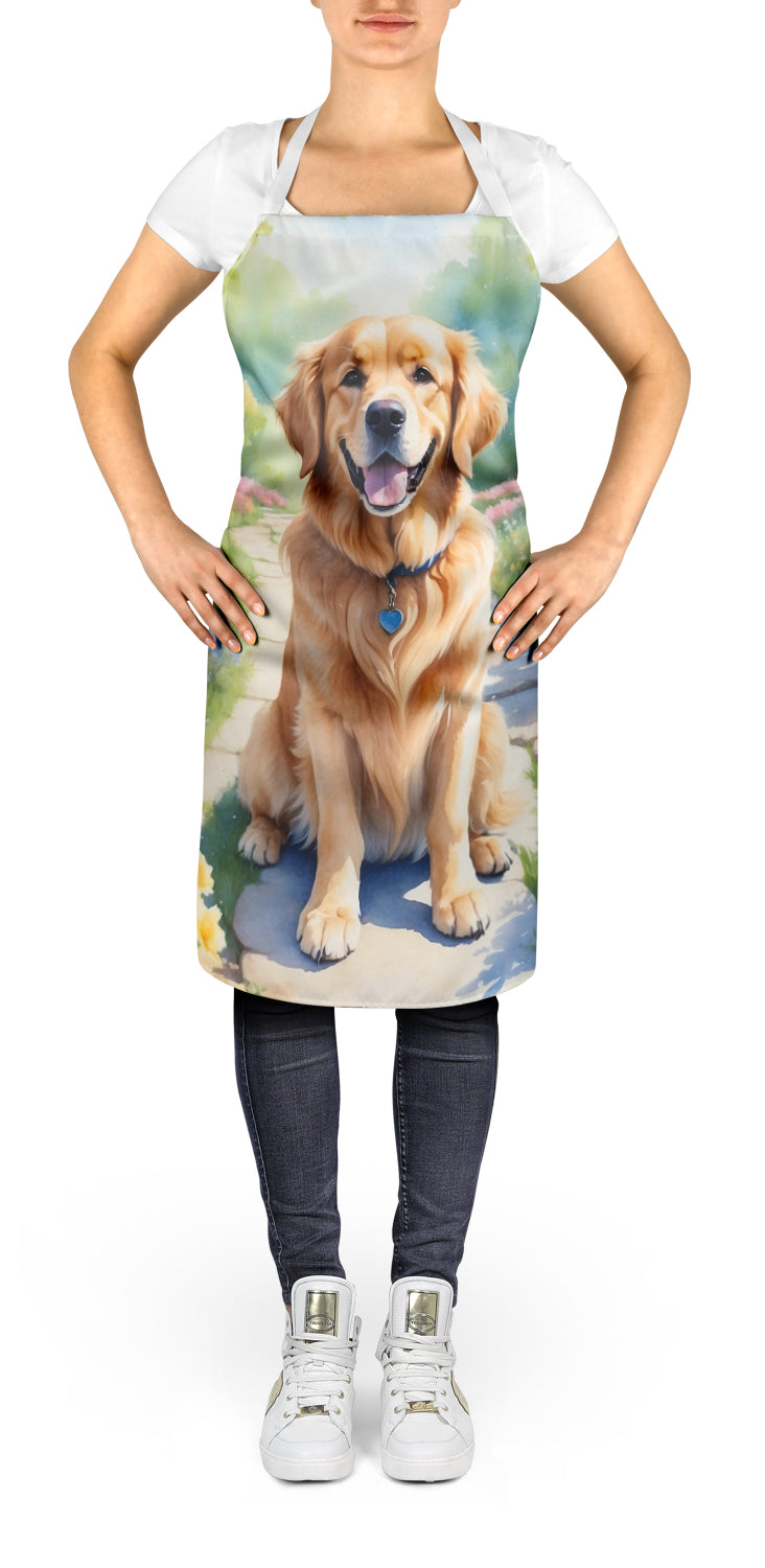 Golden Retriever Spring Path Apron