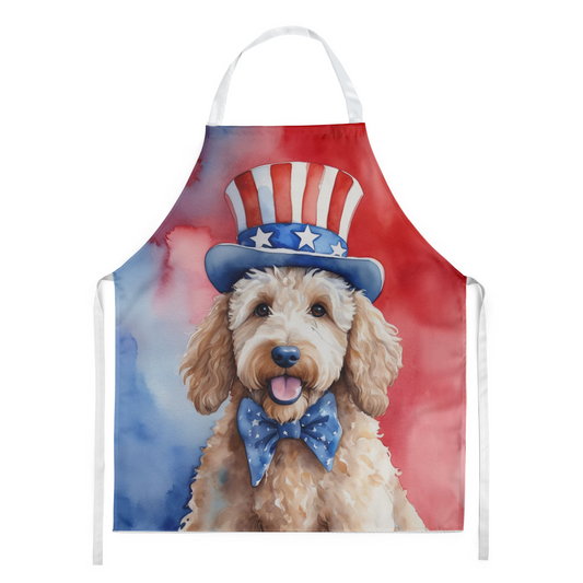 Goldendoodle Patriotic American Apron