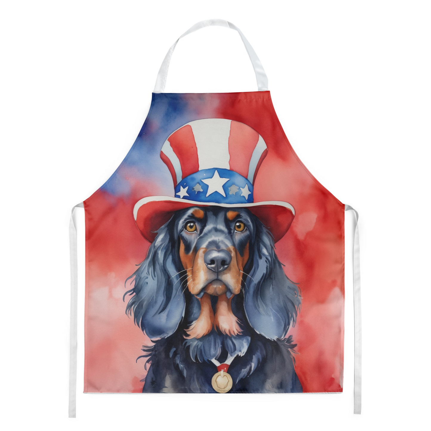 Gordon Setter Patriotic American Apron