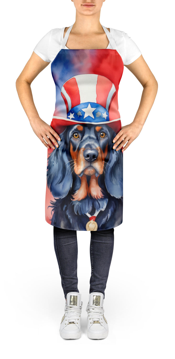 Gordon Setter Patriotic American Apron