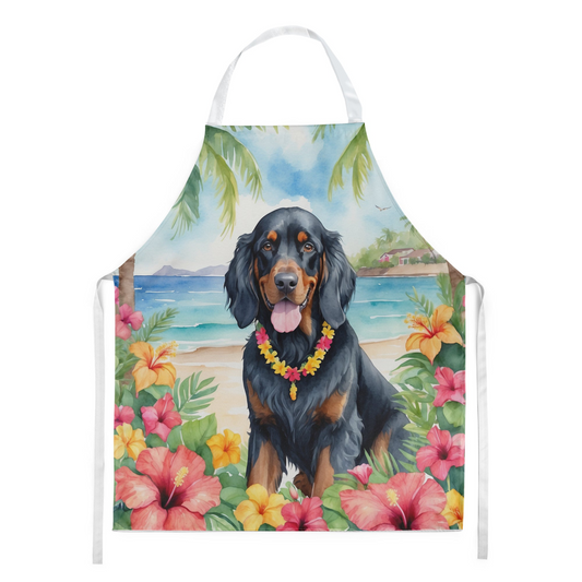 Gordon Setter Luau Apron