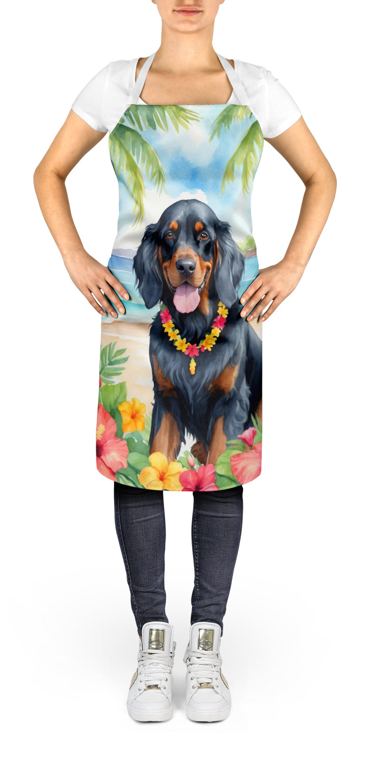 Gordon Setter Luau Apron