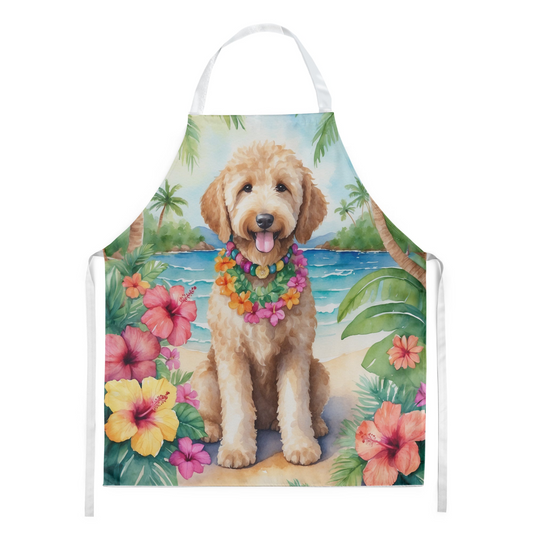 Goldendoodle Luau Apron