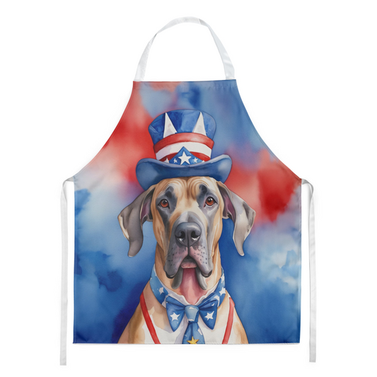 Great Dane Patriotic American Apron