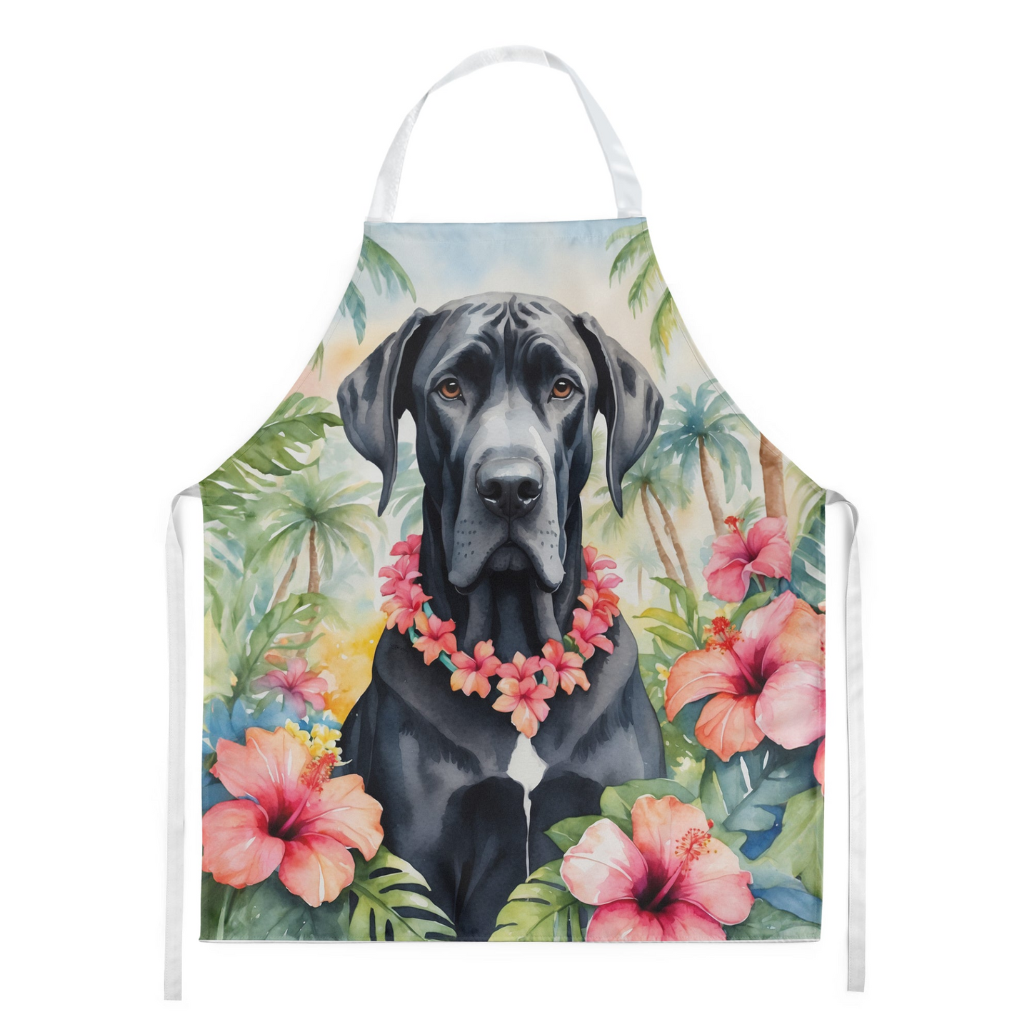 Great Dane Luau Apron