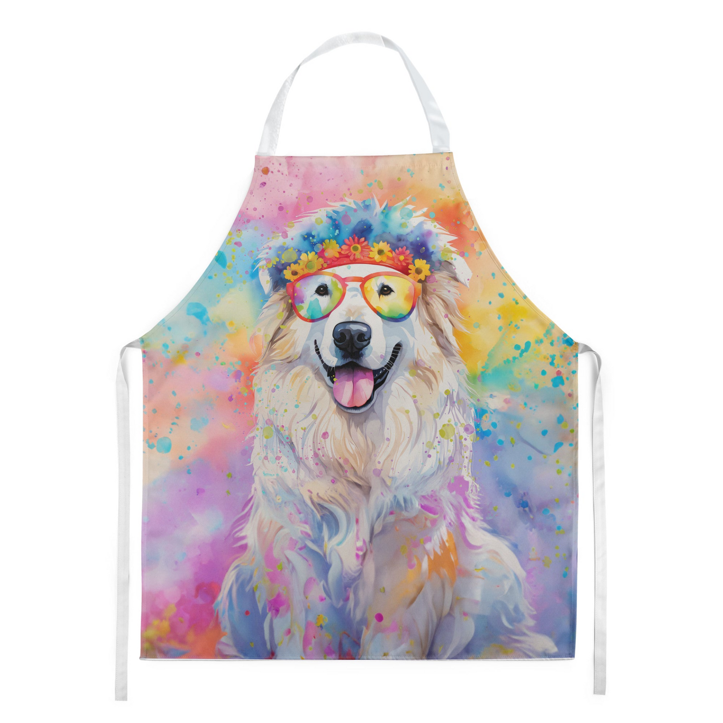 Great Pyrenees Hippie Dawg Apron