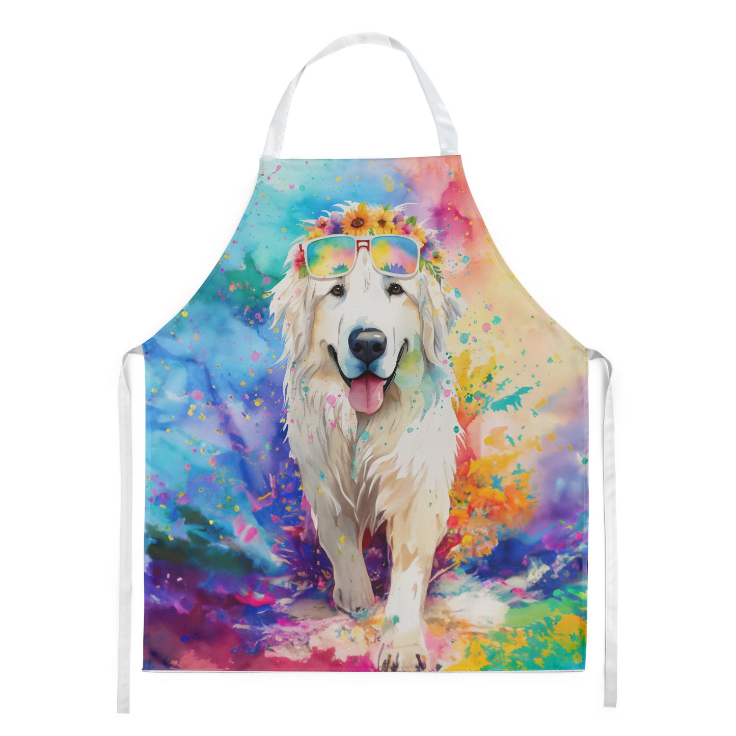 Great Pyrenees Hippie Dawg Apron