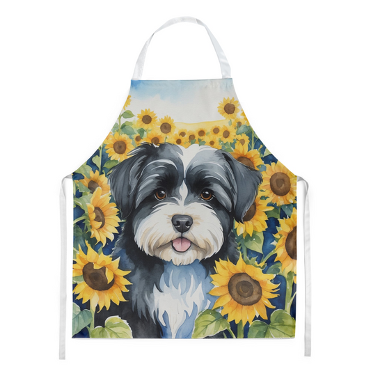 Havanese in Sunflowers Apron