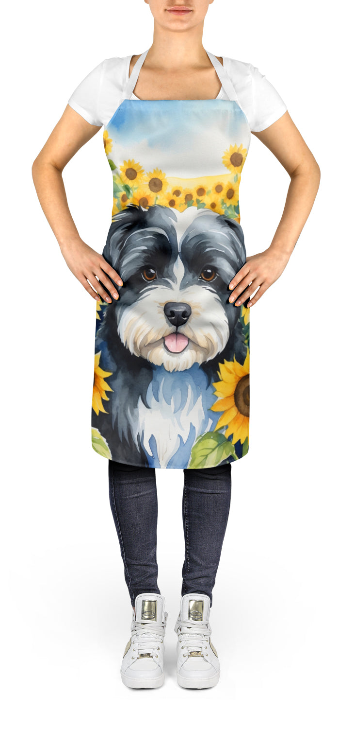 Havanese in Sunflowers Apron